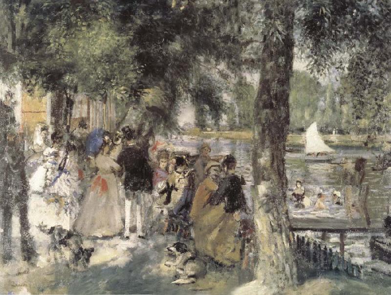 Pierre Auguste Renoir Bath in the Seine River
